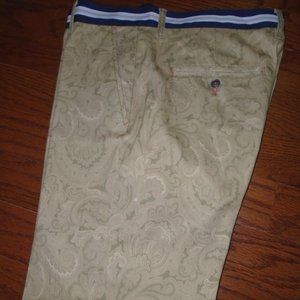 Tallia Pants Gold Paisley Holiday  NWOT